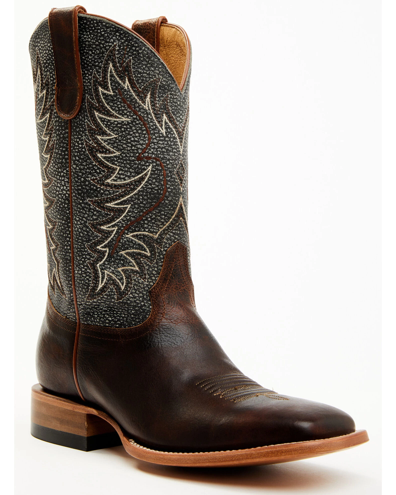 Cody James Men's Montana Western Boots - Broad Square Toe - Image 13