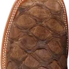 Cody James Men's Pirarucu Exotic Boots - Broad Square Toe