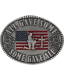 Cody James Men's Military Memorial Belt Buckle