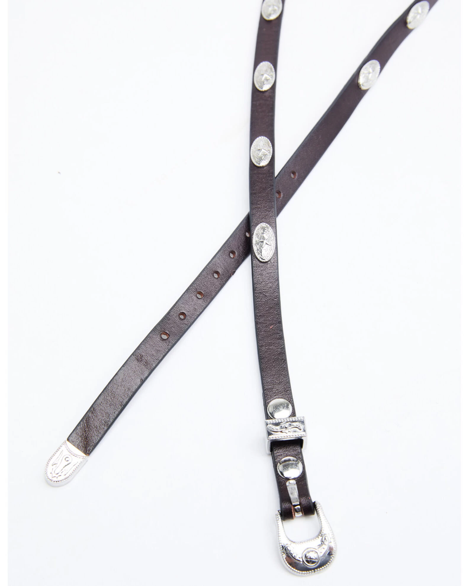 Cody James Men's Oval Silver Concho Hat Band