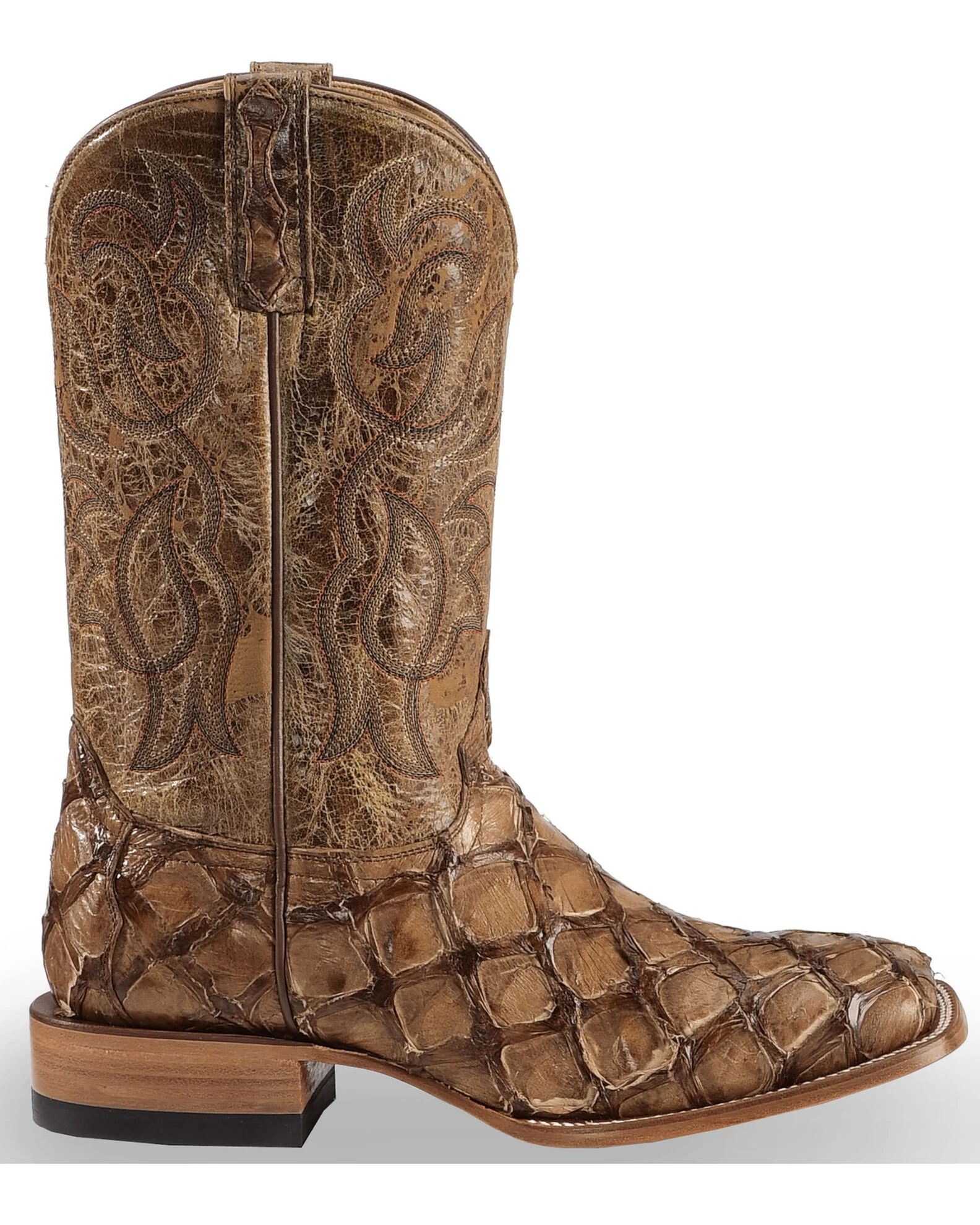 Cody James Men's Pirarucu Exotic Boots - Broad Square Toe - Image 6