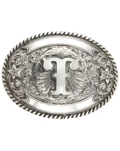 Cody James Men's Initial T Belt Buckle