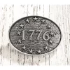 Cody James Men's Antique Silver 1776 Belt Buckle
