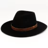 Cody James Men's Brown Leather Embossed Band Western Felt Hat