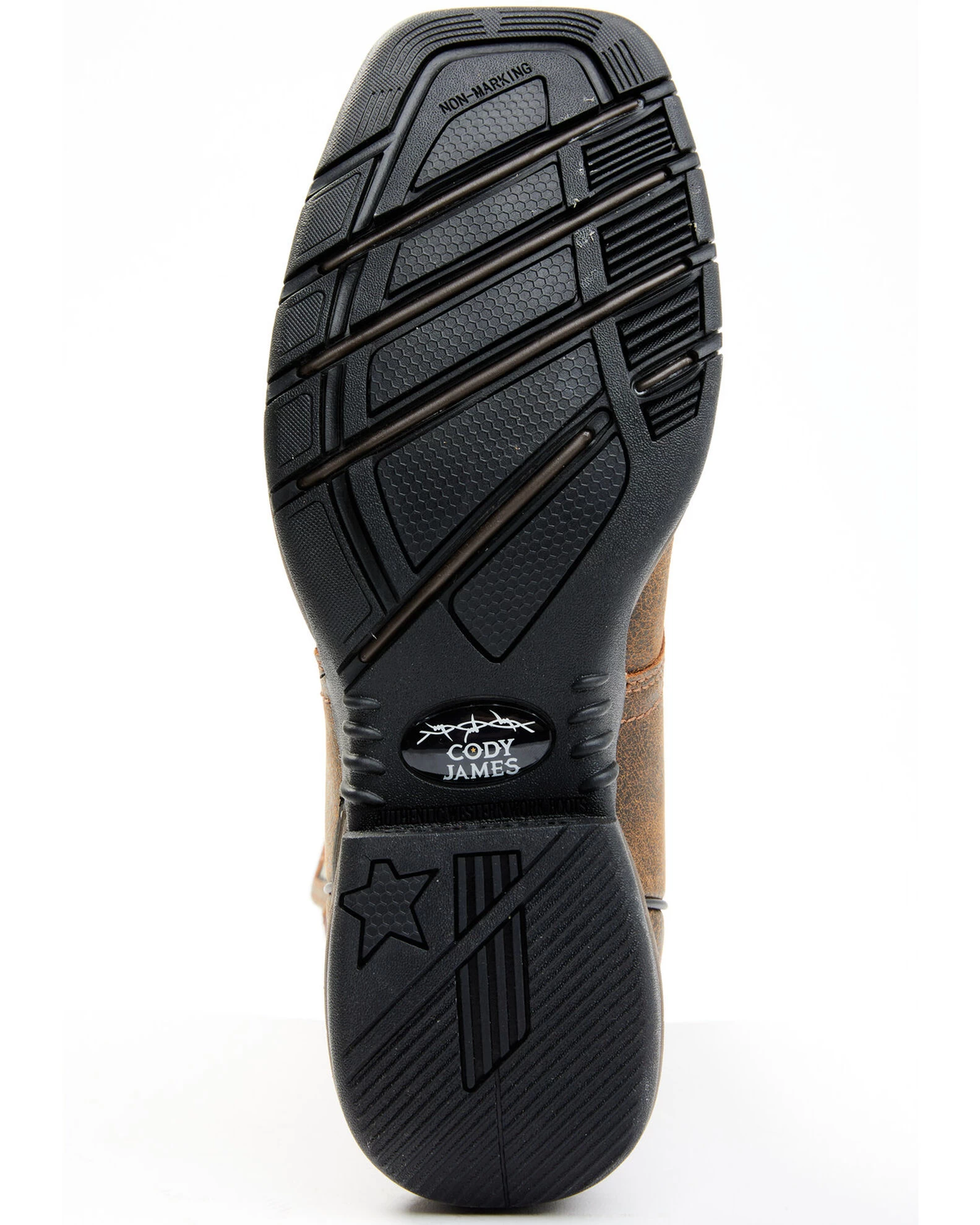 Cody James Men's Nano Lite Waterproof Western Work Boots - Composite Toe - Image 7