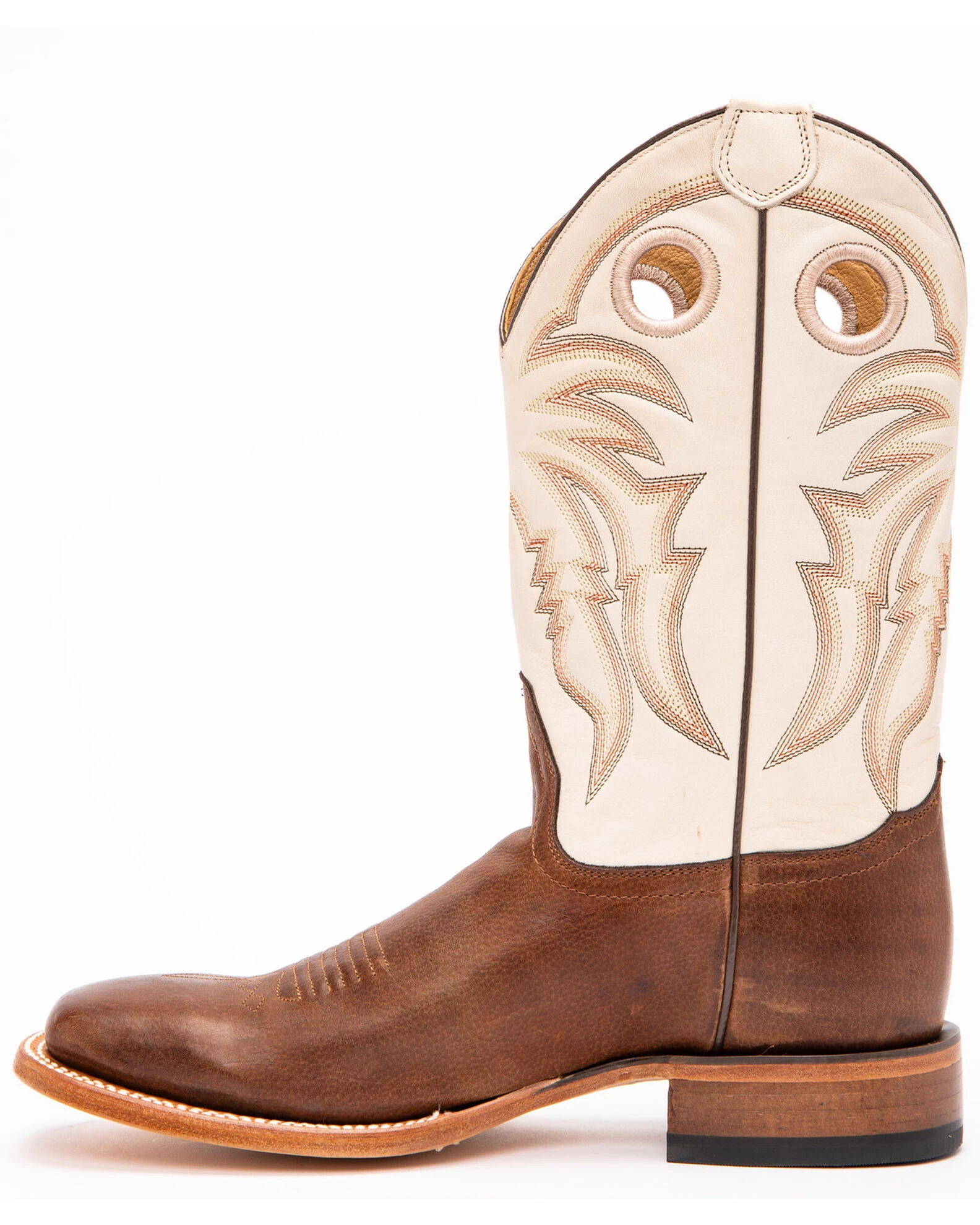 Cody James Men's Leather Western Boots - Broad Square Toe - Image 3