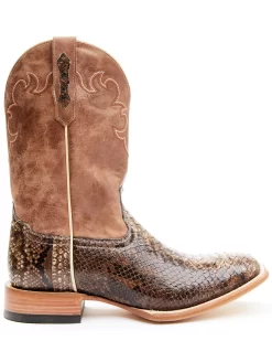 Cody James Men's Exotic Python Western Boots - Broad Square Toe