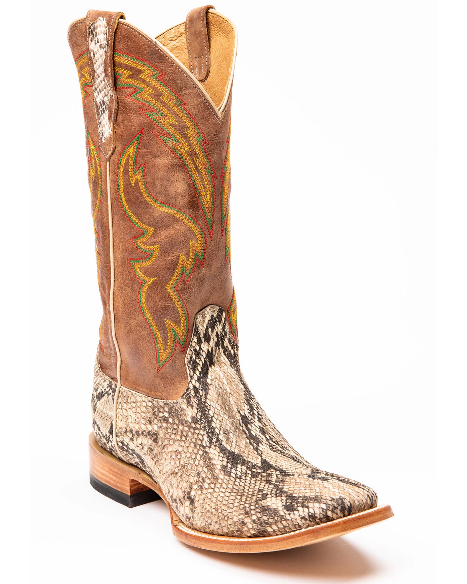Cody James Men's Python Western Boots - Broad Square Toe