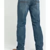 Cody James Men's Bozeman Medium Wash Stretch Slim Bootcut Jeans