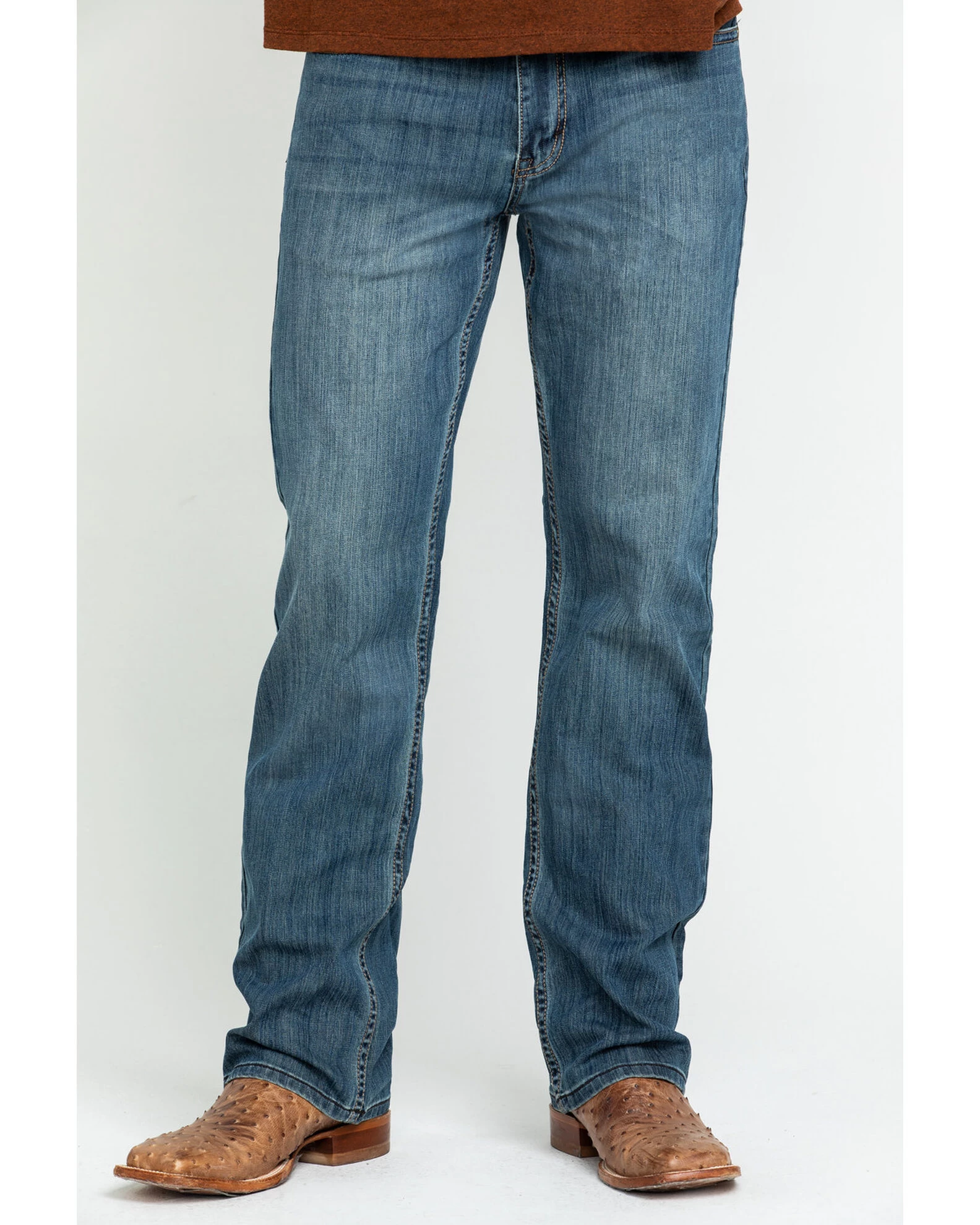 Cody James Men's Bozeman Medium Wash Stretch Slim Bootcut Jeans - Image 2
