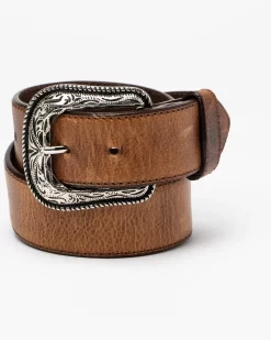 Cody James Men's Crazy Horse Burnished Leather Belt