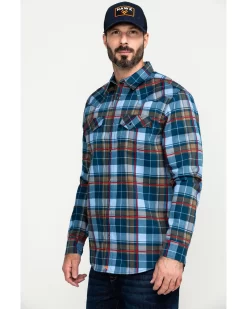Cody James Men's FR Geo Print Long Sleeve Work Shirt - Tall