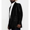 Cody James Men's Black Suede Blazer Jacket