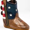Cody James Infant Boys' Flag Poppet Western Boots - Round Toe