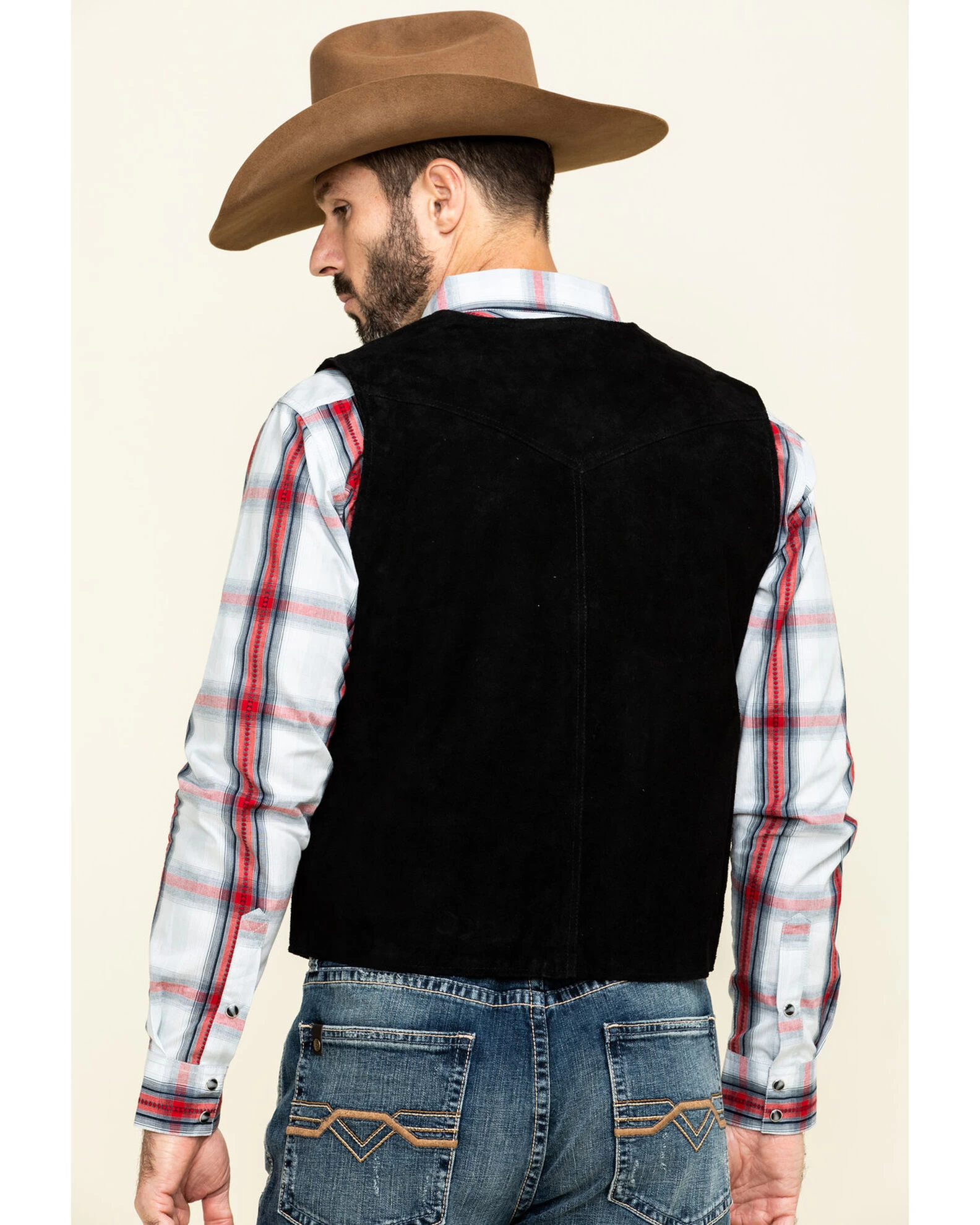 Cody James Men's Angus Suede Vest - Image 2
