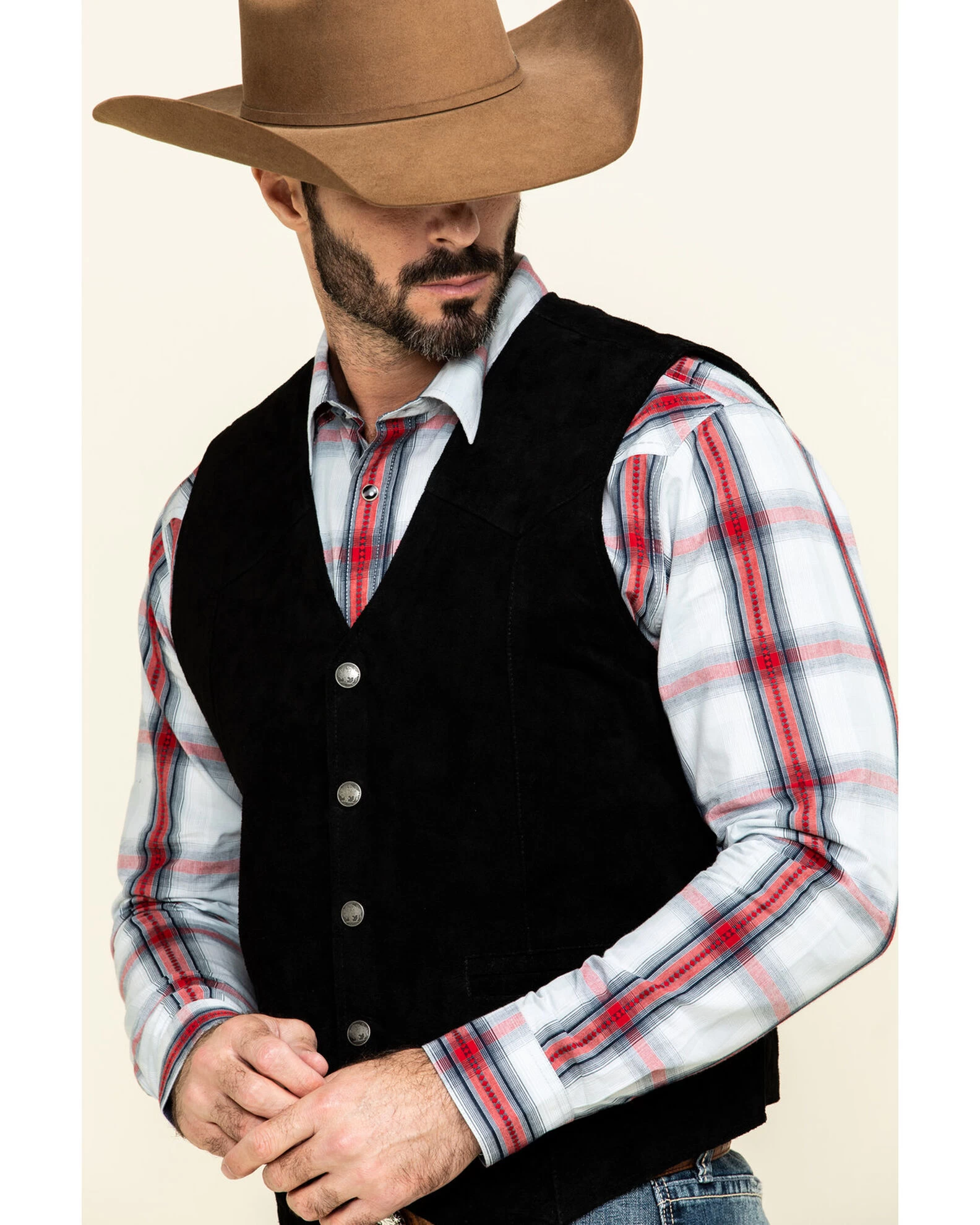 Cody James Men's Angus Suede Vest - Image 3