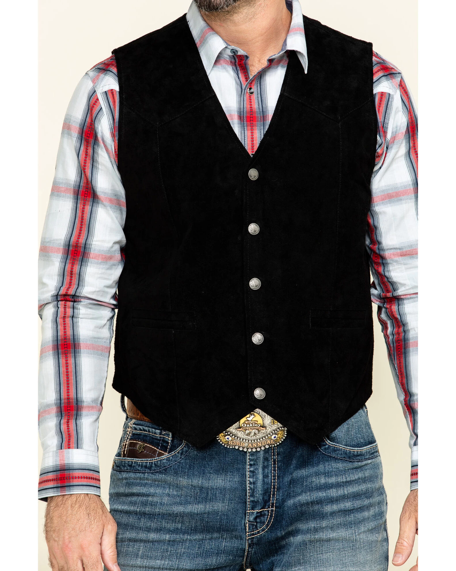 Cody James Men's Angus Suede Vest - Image 4