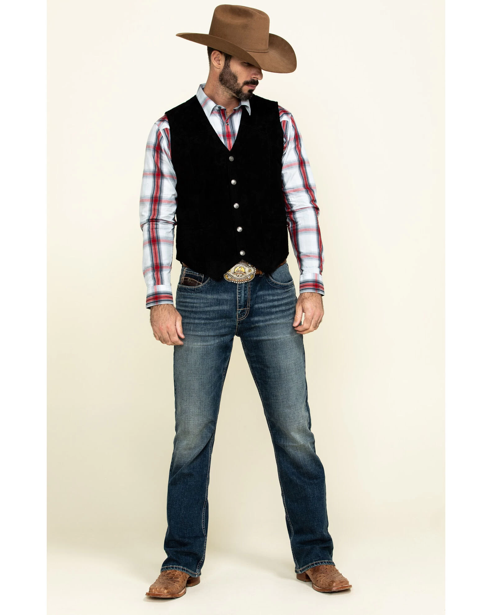 Cody James Men's Angus Suede Vest - Image 6
