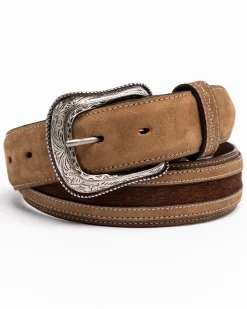 Cody James Men's Hair-On Praying Cowboy Concho Western Belt