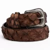 Cody James Men's Brown Pirarucu Exotic Belt