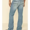Cody James Men's Hamshackle Light Wash Stretch Relaxed Boot Jeans