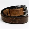 Cody James Men's Caiman Embroidered Belt