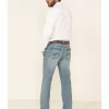 Cody James Men's Crupper Light Wash Stretch Slim Straight Jeans