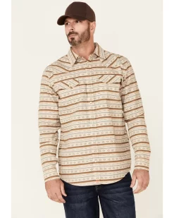 Cody James Men's FR Striped Long Sleeve Work Shirt 