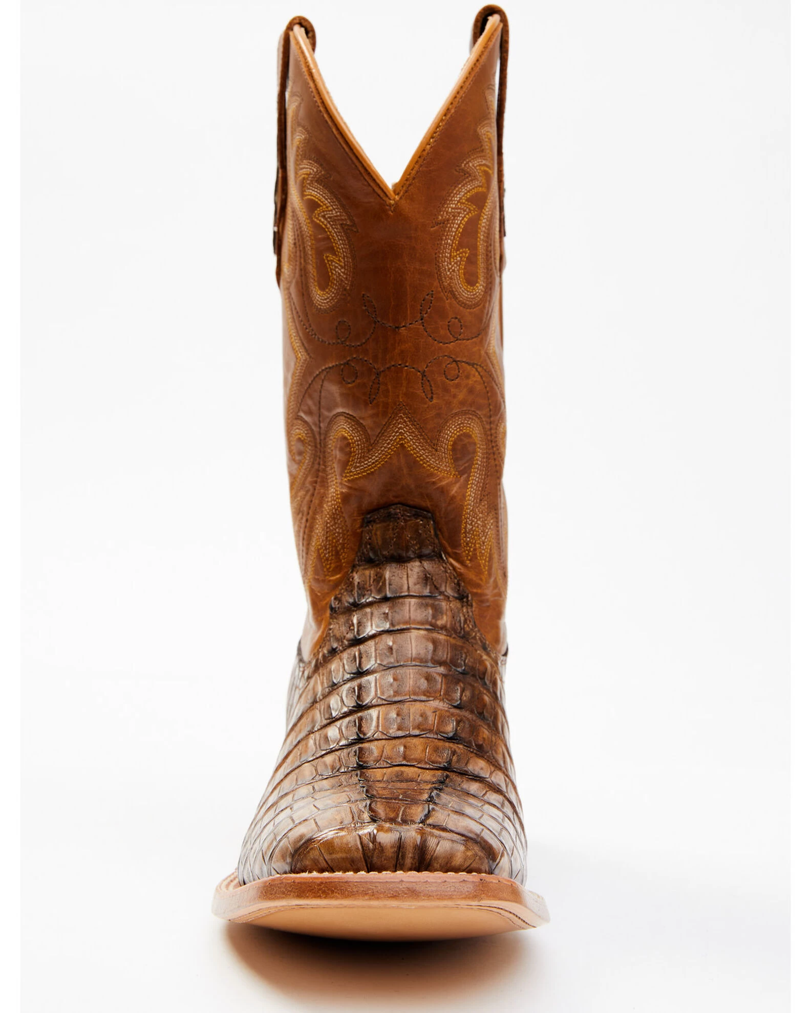 Cody James Men's Exotic Caiman Tail Skin Western Boots - Broad Square Toe - Image 4