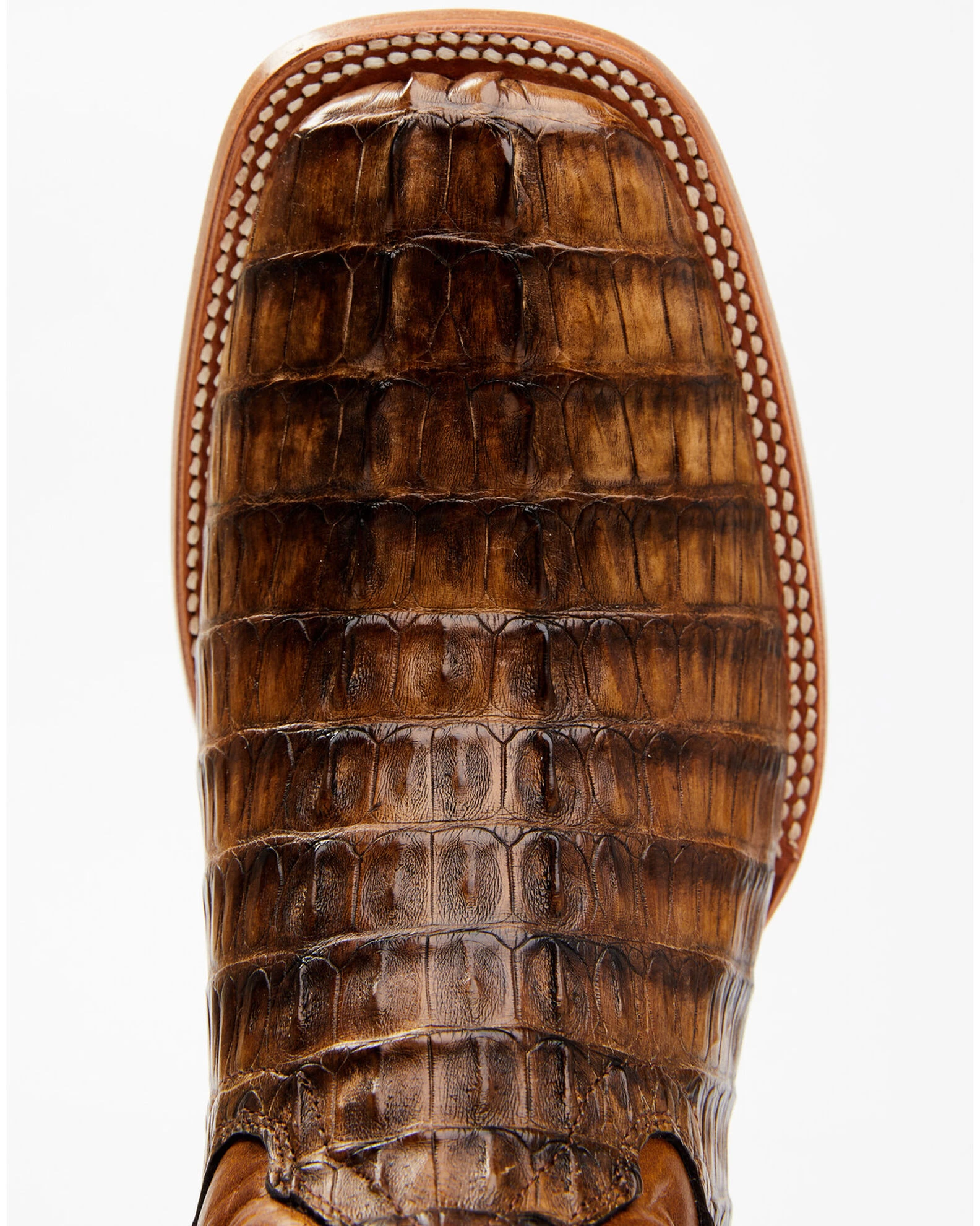 Cody James Men's Exotic Caiman Tail Skin Western Boots - Broad Square Toe - Image 6