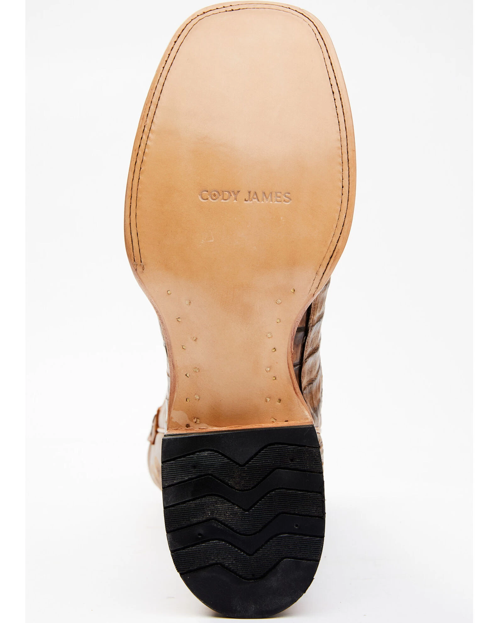 Cody James Men's Exotic Caiman Tail Skin Western Boots - Broad Square Toe - Image 7