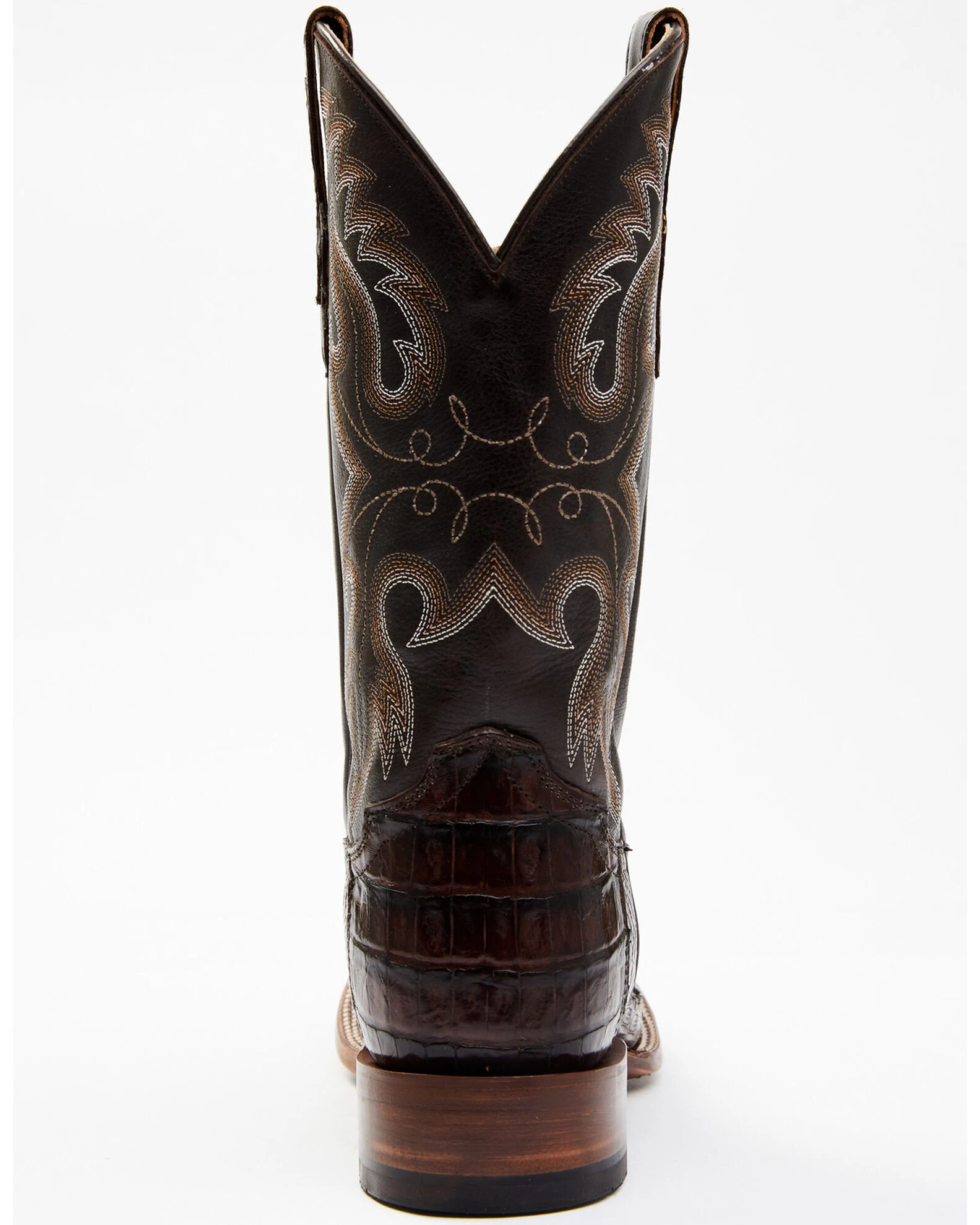 Cody James Men's Exotic Caiman Tail Skin Western Boots - Broad Square Toe - Image 5