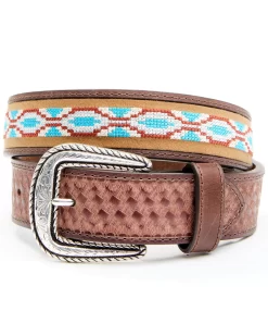 Cody James Men's Southwestern Basket Weave Western Belt