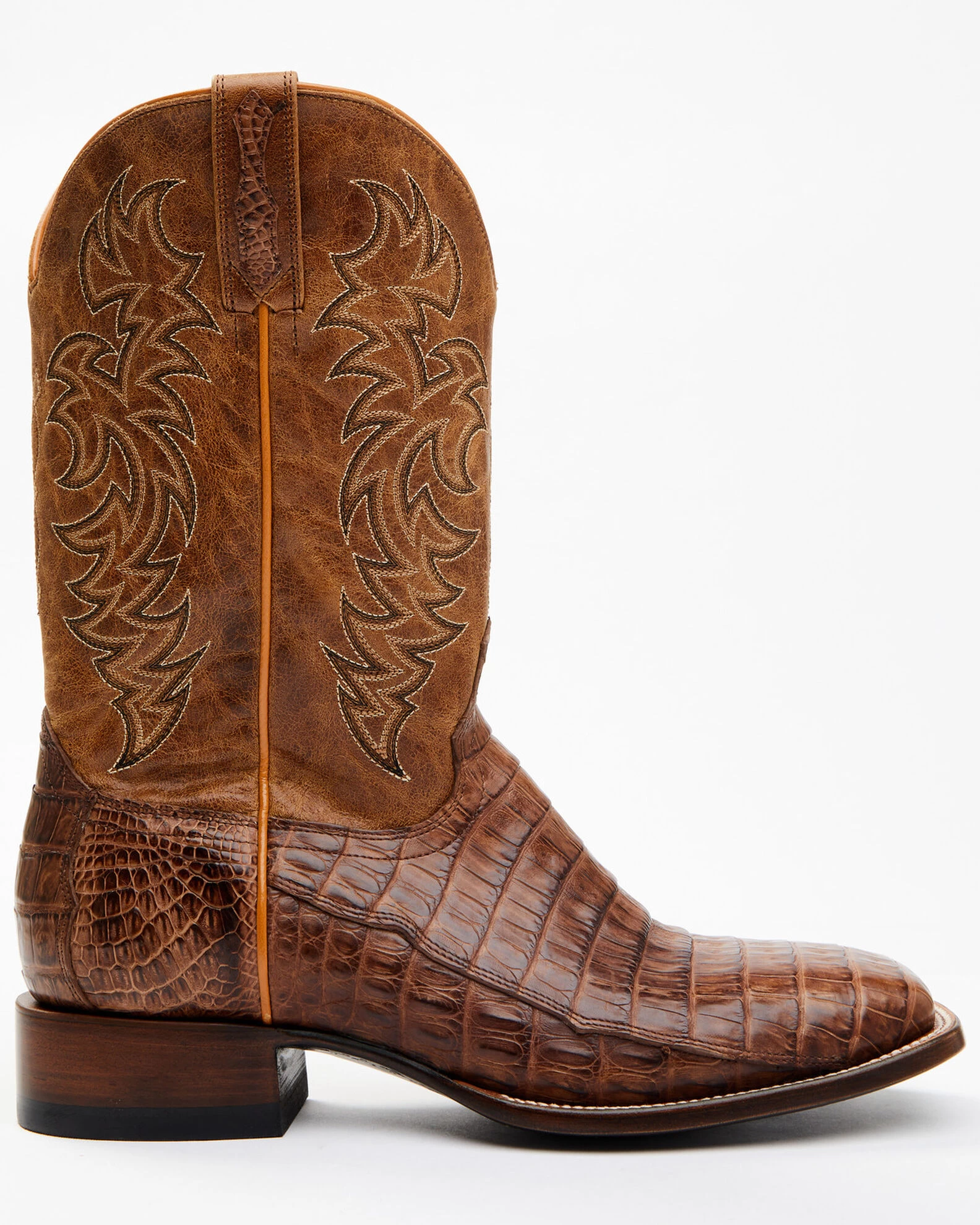 Cody James Men's Nuez Exotic Caiman Skin Western Boots - Broad Square Toe - Image 4
