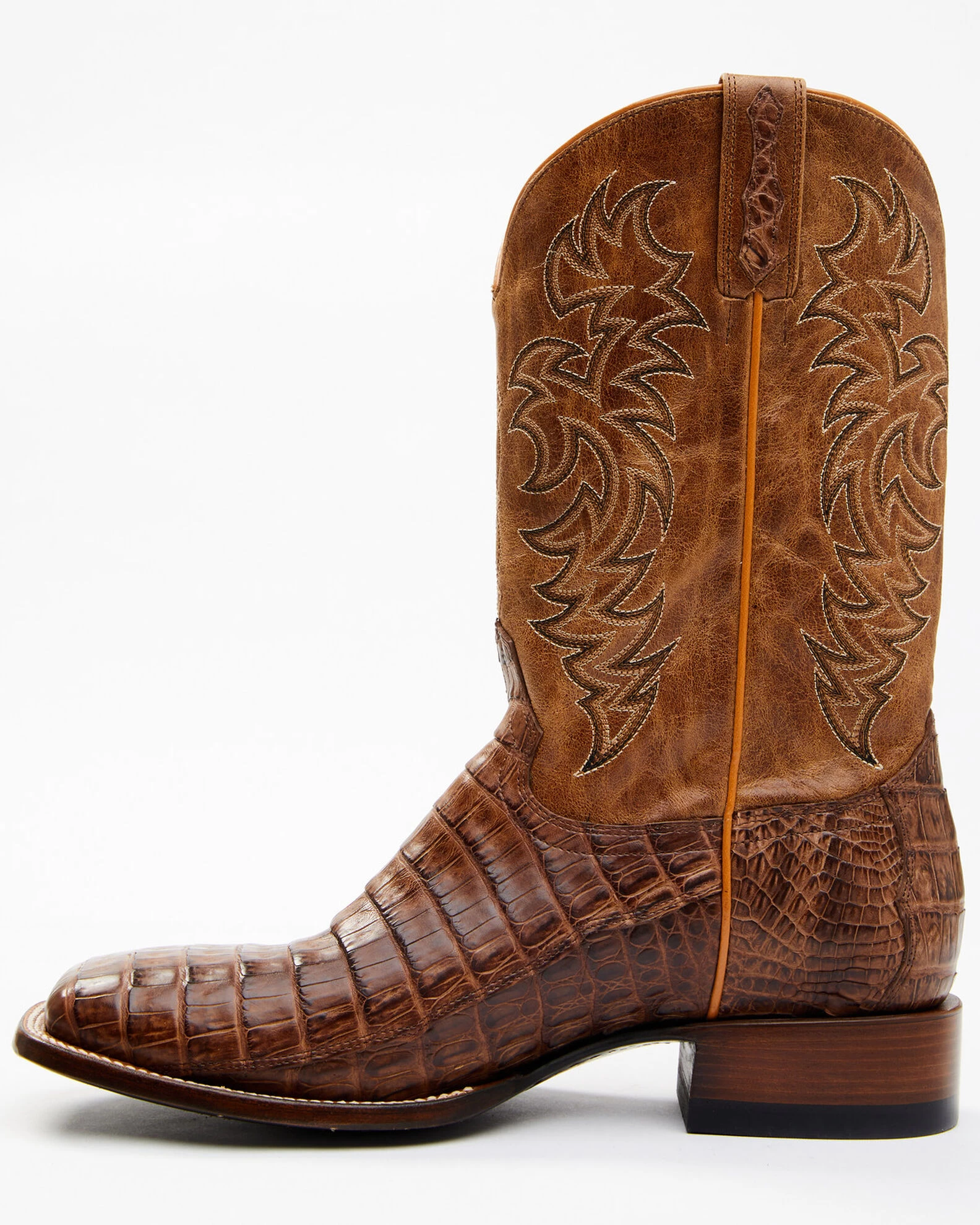 Cody James Men's Nuez Exotic Caiman Skin Western Boots - Broad Square Toe - Image 3