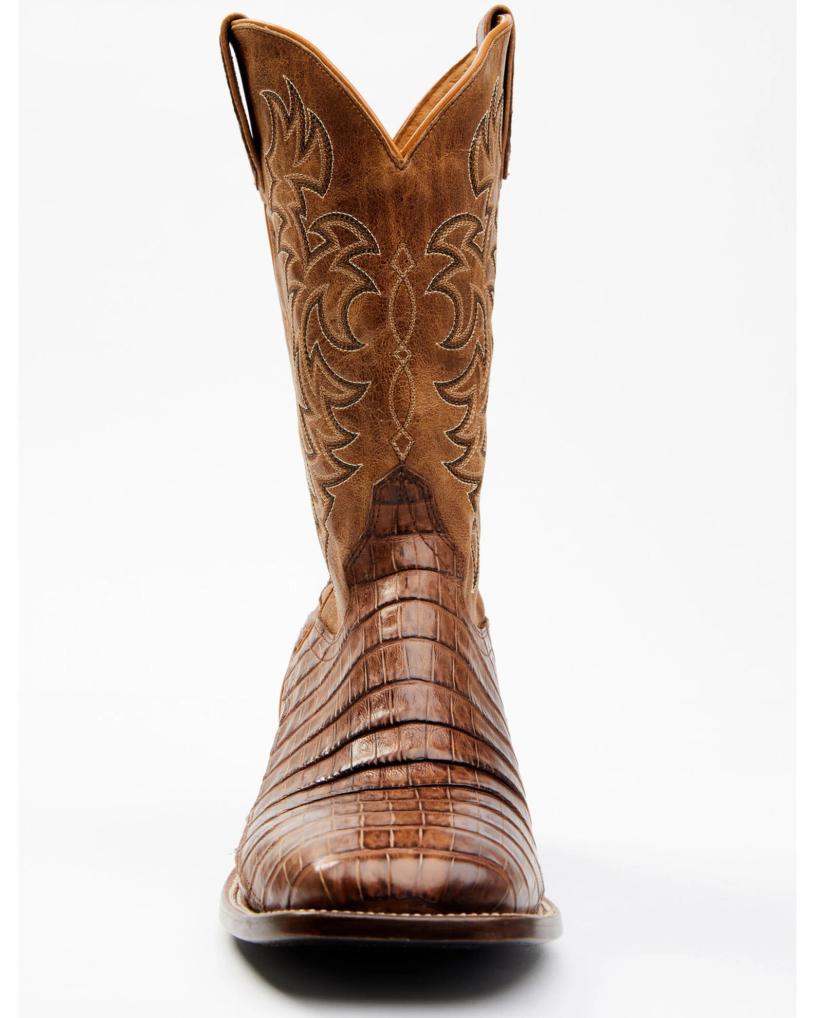 Cody James Men's Nuez Exotic Caiman Skin Western Boots - Broad Square Toe - Image 4