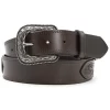 Cody James Men's Metal Concho Overlay Western Belt