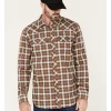 Cody James Men's FR Mini Buffalo Plaid Long Sleeve Snap Work Shirt 