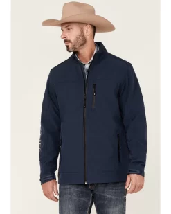 Cody James Core Men's Steamboat Logo Zip-Front Softshell Jacket 