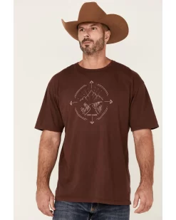 Cody James Men's Desert Compass Graphic Short Sleeve T-ShirtÂ