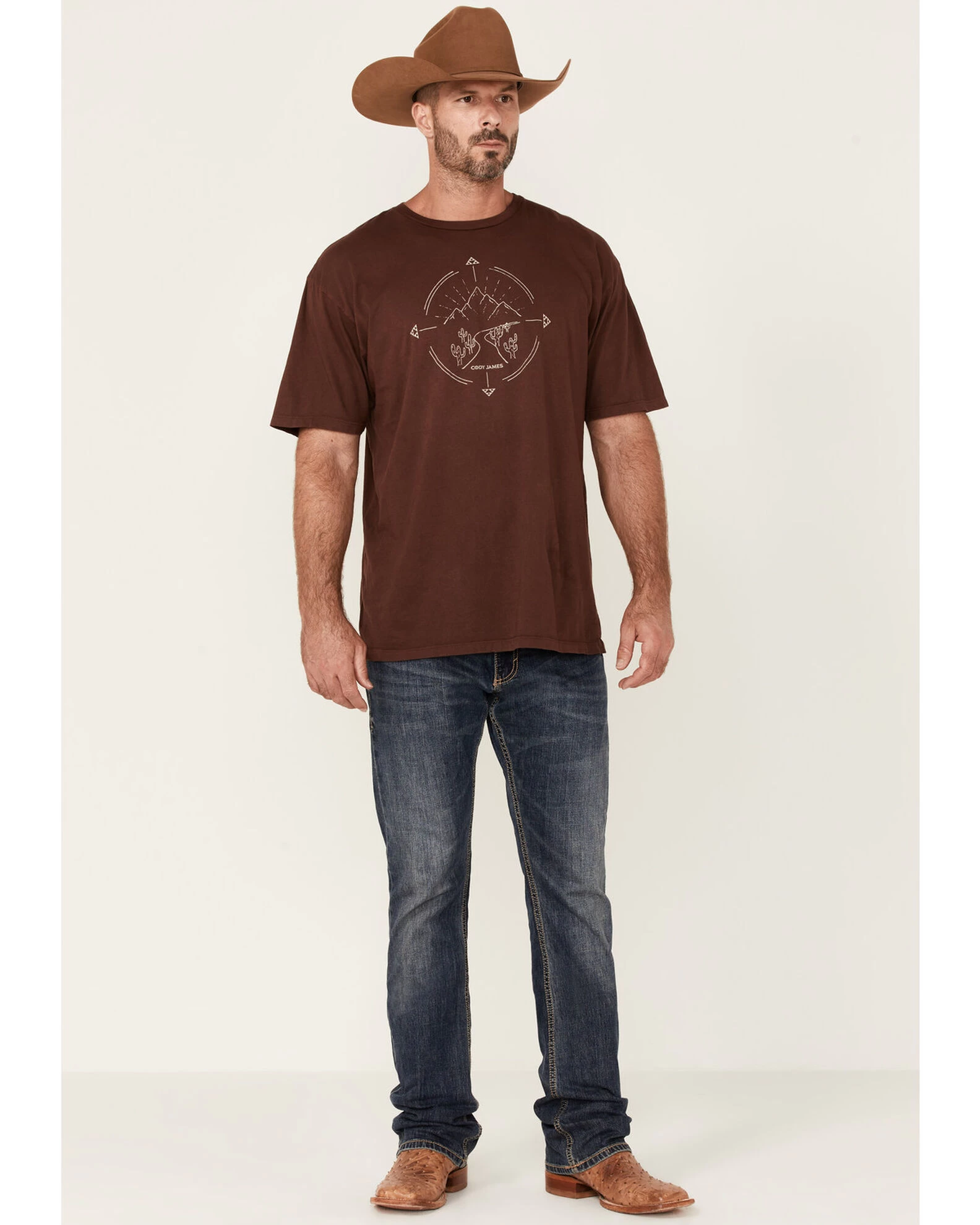 Cody James Men's Desert Compass Graphic Short Sleeve T-Shirt - Image 2
