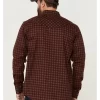 Cody James Men's FR Tartan Plaid Print Long Sleeve Snap Work Shirt