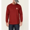 Cody James Men's FR Bossa Nova Graphic Long Sleeve Work T-Shirt 
