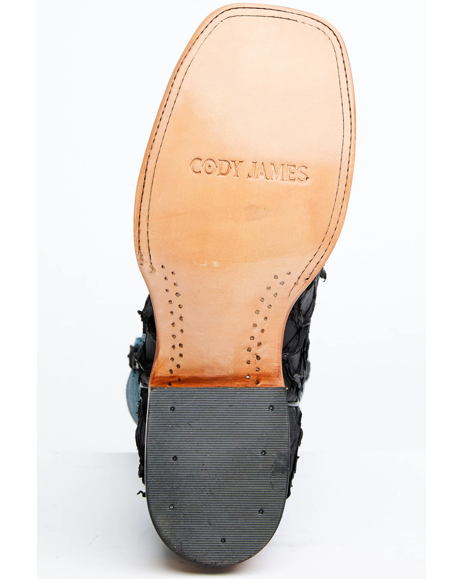 Cody James Men's Pirarucu Soul Western Exotic Boot - Broad Square Toe - Image 7