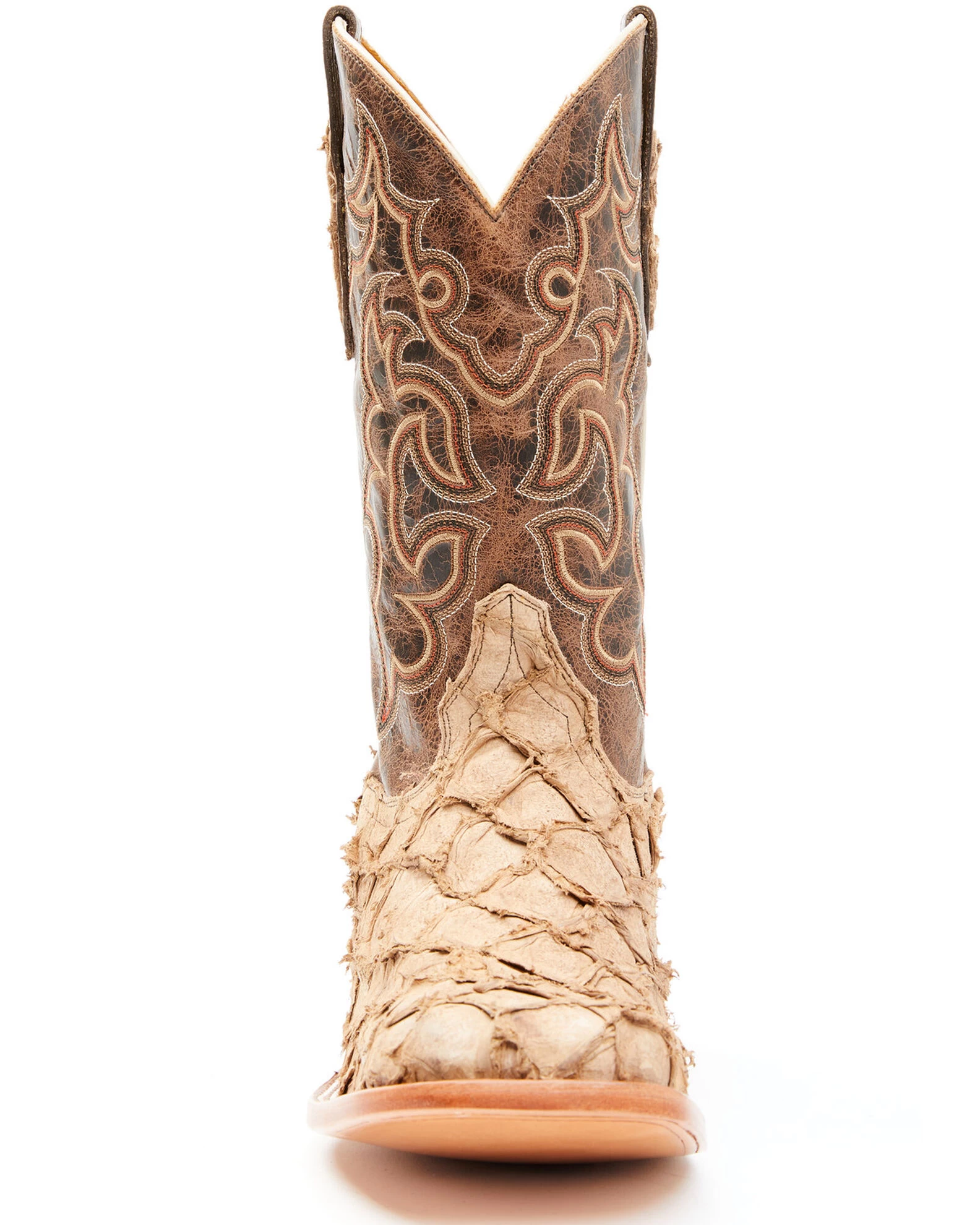 Cody James Men's Exotic Pirarucu Western Boots - Broad Square Toe - Image 4