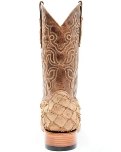 Cody James Men's Exotic Pirarucu Western Boots - Broad Square Toe
