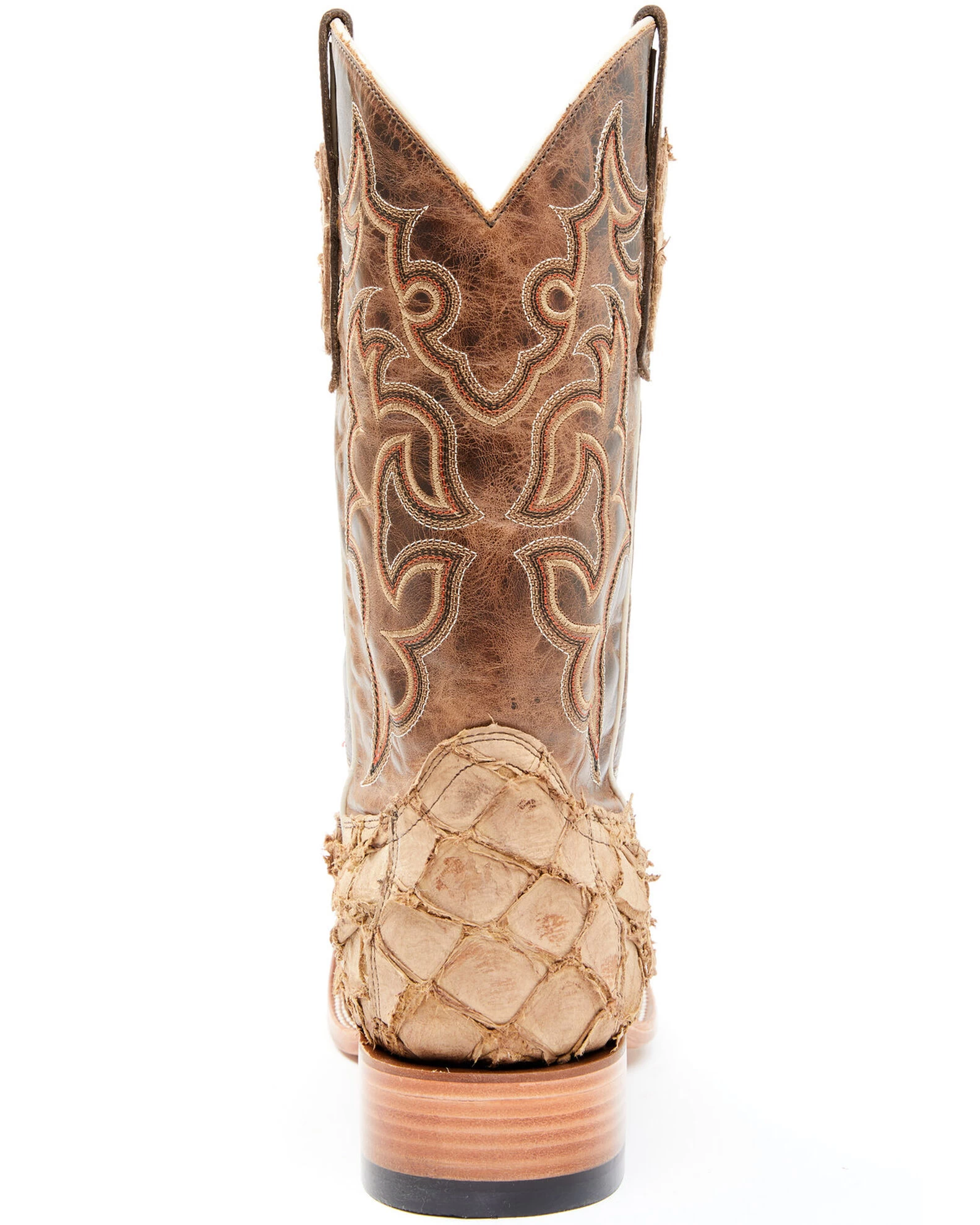 Cody James Men's Exotic Pirarucu Western Boots - Broad Square Toe - Image 5