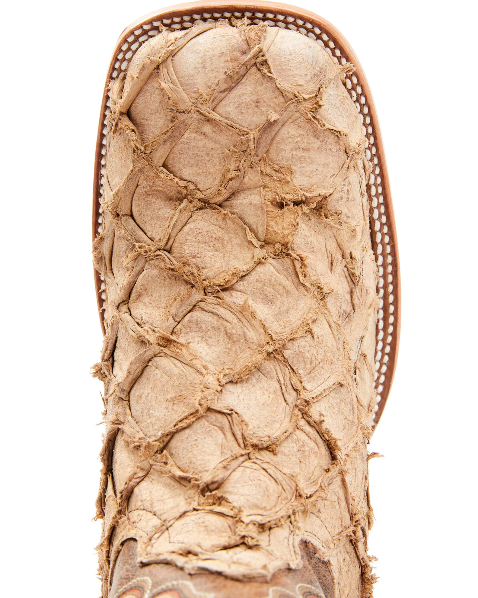 Cody James Men's Exotic Pirarucu Western Boots - Broad Square Toe - Image 2