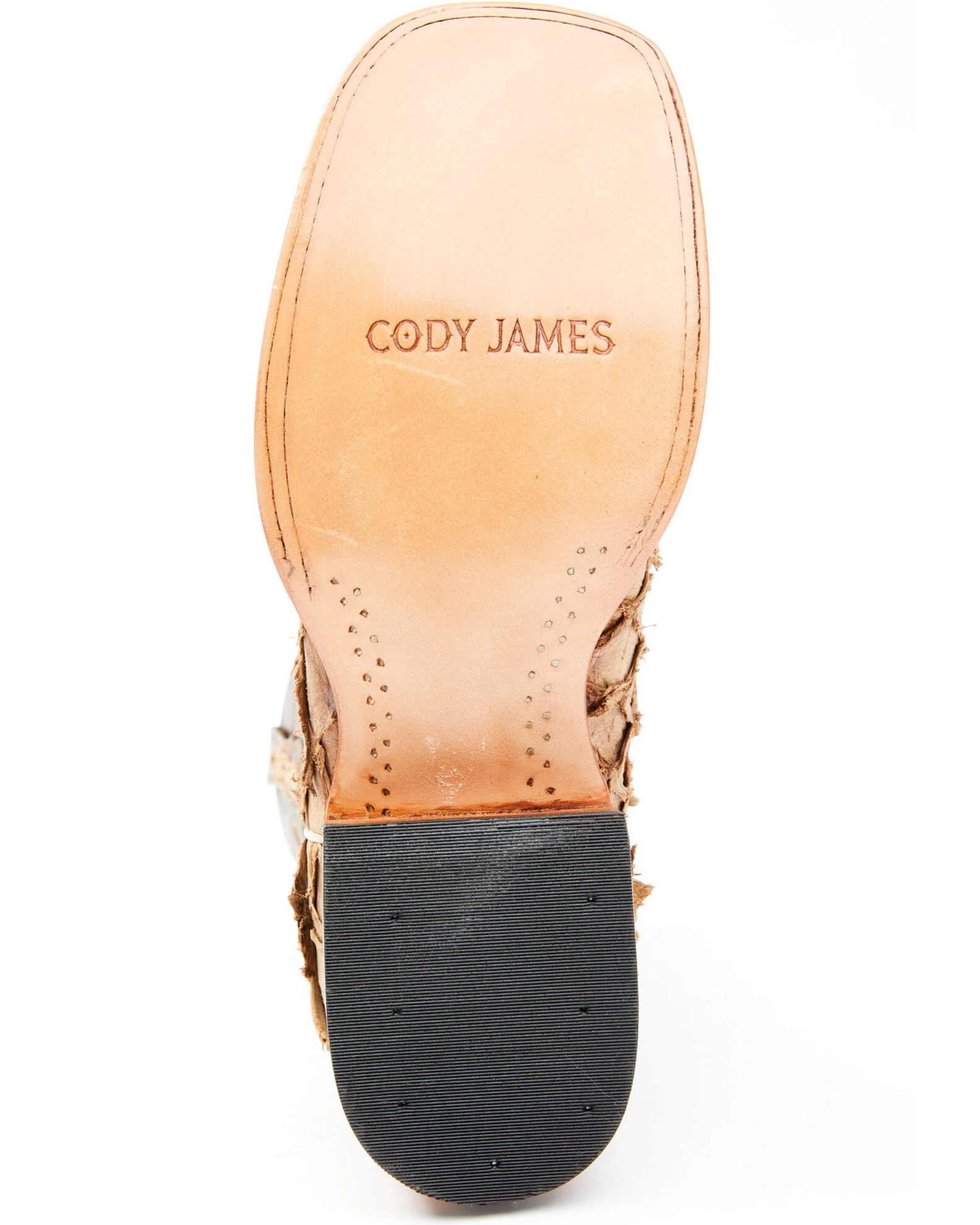 Cody James Men's Exotic Pirarucu Western Boots - Broad Square Toe - Image 7