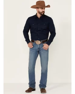 Cody James Men's Roughstock Medium Wash Rigid Slim Straight JeansÂ